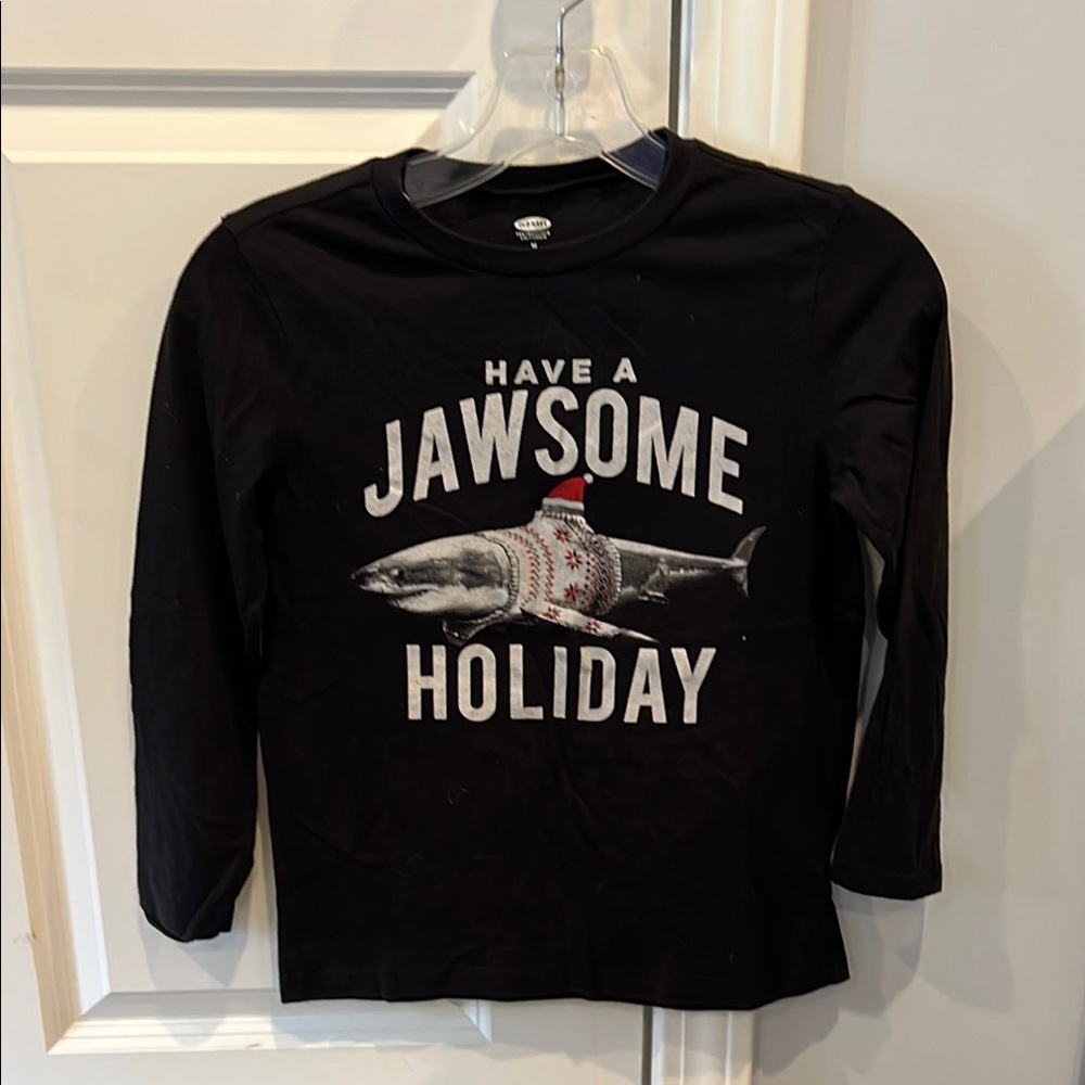 Black Holiday Shark Sweater by Old Navy